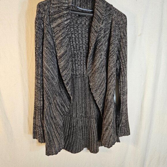 Apt 9 Black & Gray Cardigan Sweater -- ITEM #2235 - Picture 3 of 4